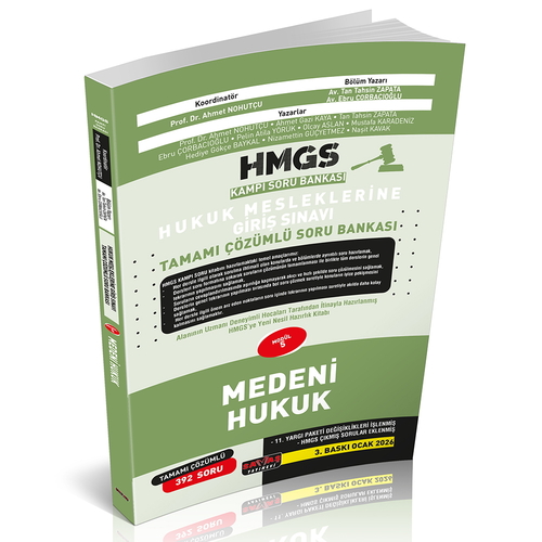 Savaş Yayınları HMGS Kampı Medeni Hukuk Soru Bankası Savaş Yayınları 2026