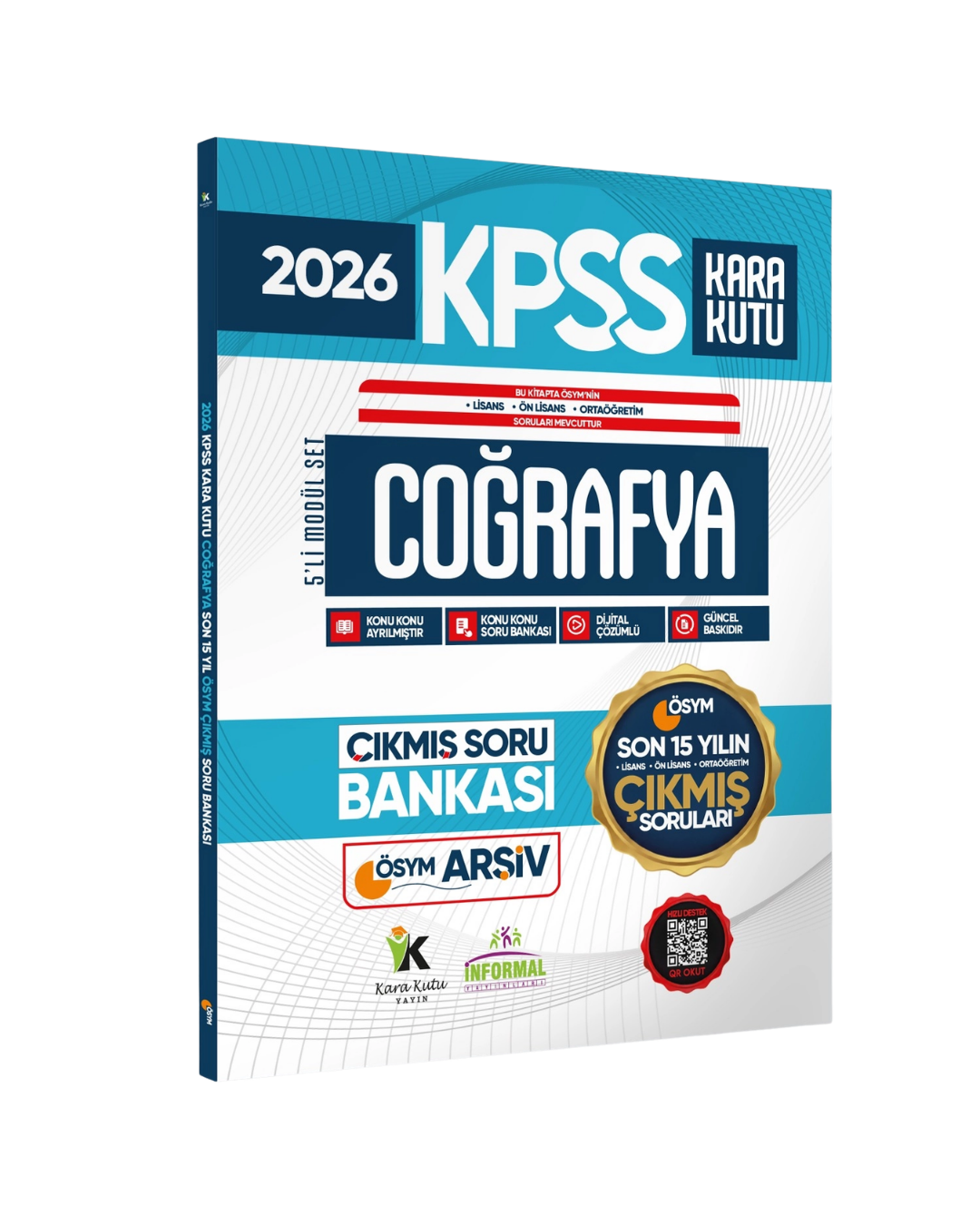 2026 FULL KPSS Lisans-Önlisans-Ortaöğretim Coğrafyanın Kara Kutusu ÖSYM Çıkmış Soru Bankası Son 15 Yıl İnformal Yayınları