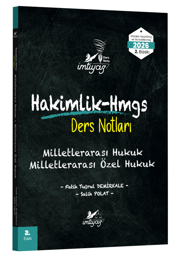 İMTİYAZ Milletlerarası Hukuk- Milletlerarası Özel Hukuk Ders Notları Fatih Tuğrul Demirkale, Salih Bolat