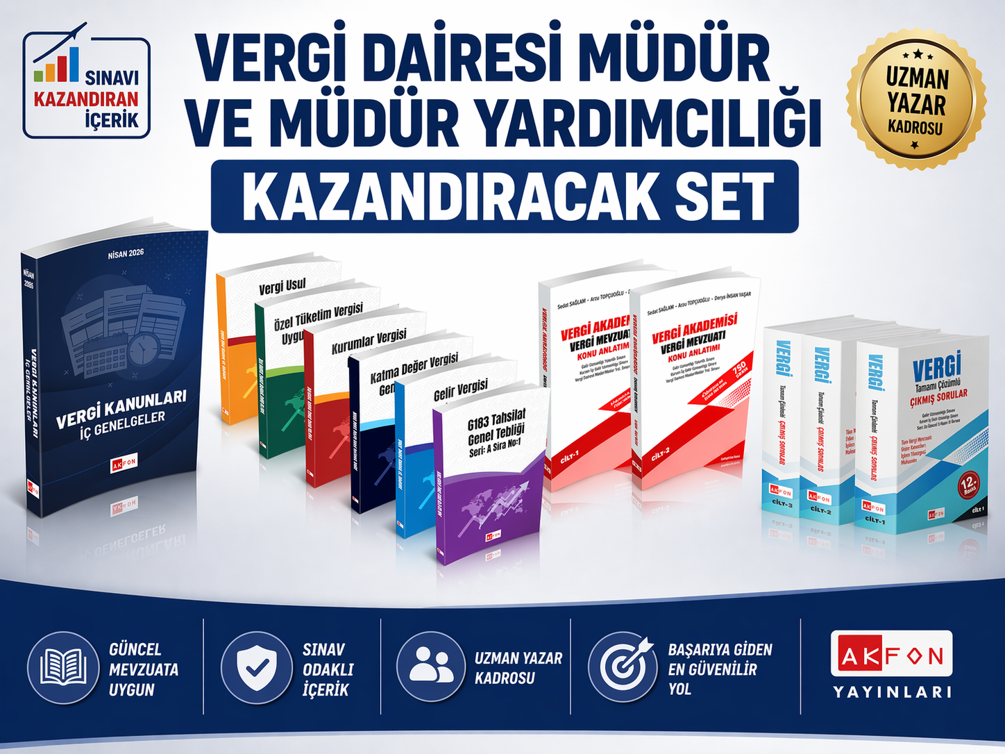 Vergi Akademisi Müdürlük ve Müdür Yard. Kazandıracak Set Nisan 2026