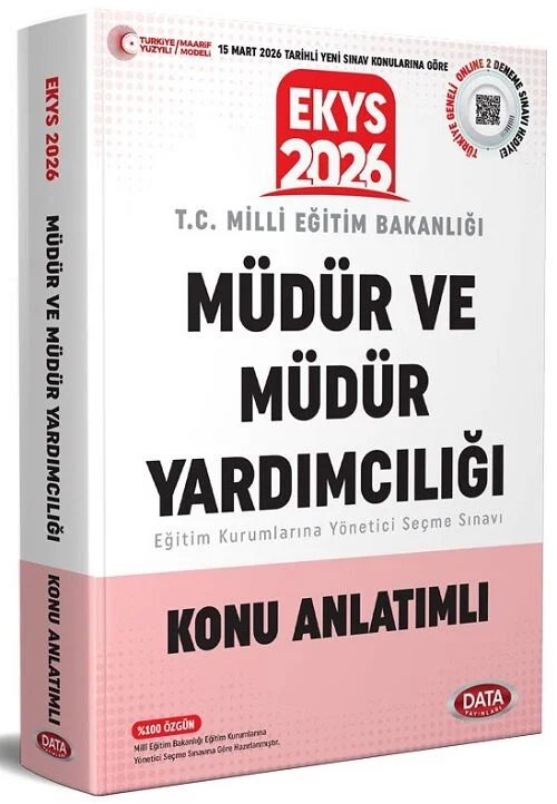 Data 2026 MEB EKYS Müdür ve Yardımcılığı Konu Anlatımlı Data Yayınları