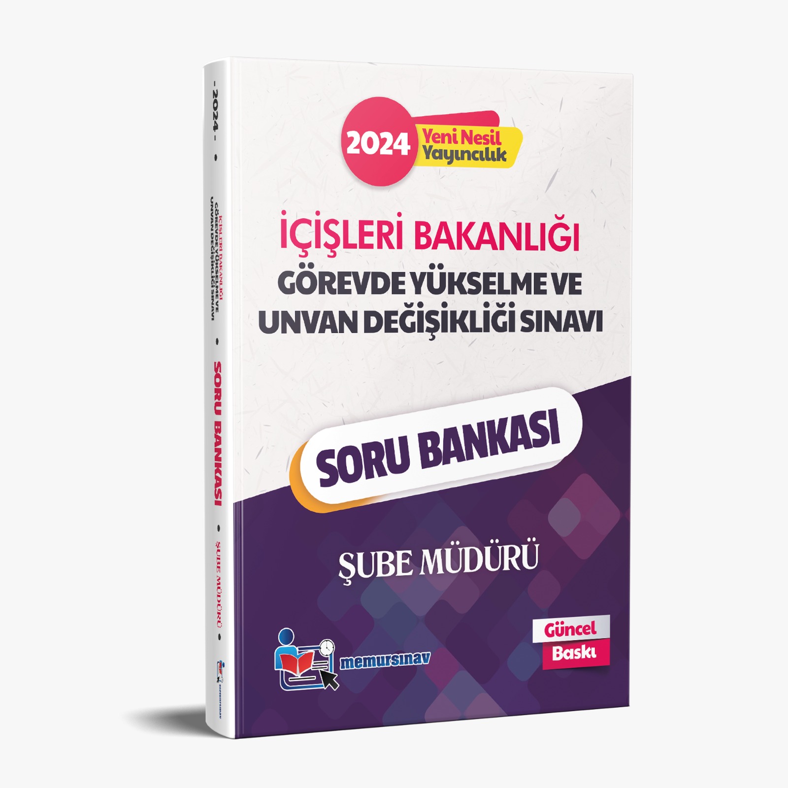 Memur Sınav Yayınları T.C. İçişleri Bakanlığı GYS ve Ünvan Değişikliği Şef Müdürü Soru Bankası