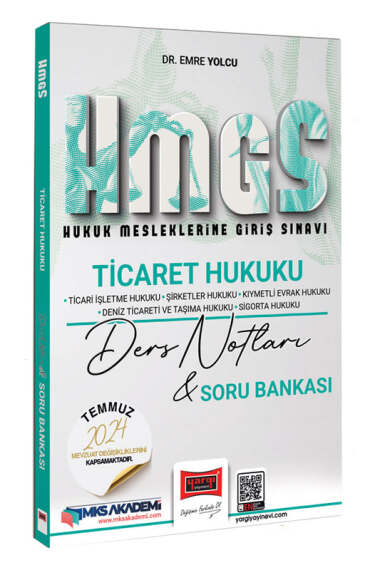 Yargı Yayınları 2025 HMGS Ticaret Hukuku Ders Notları ve Soru Bankası