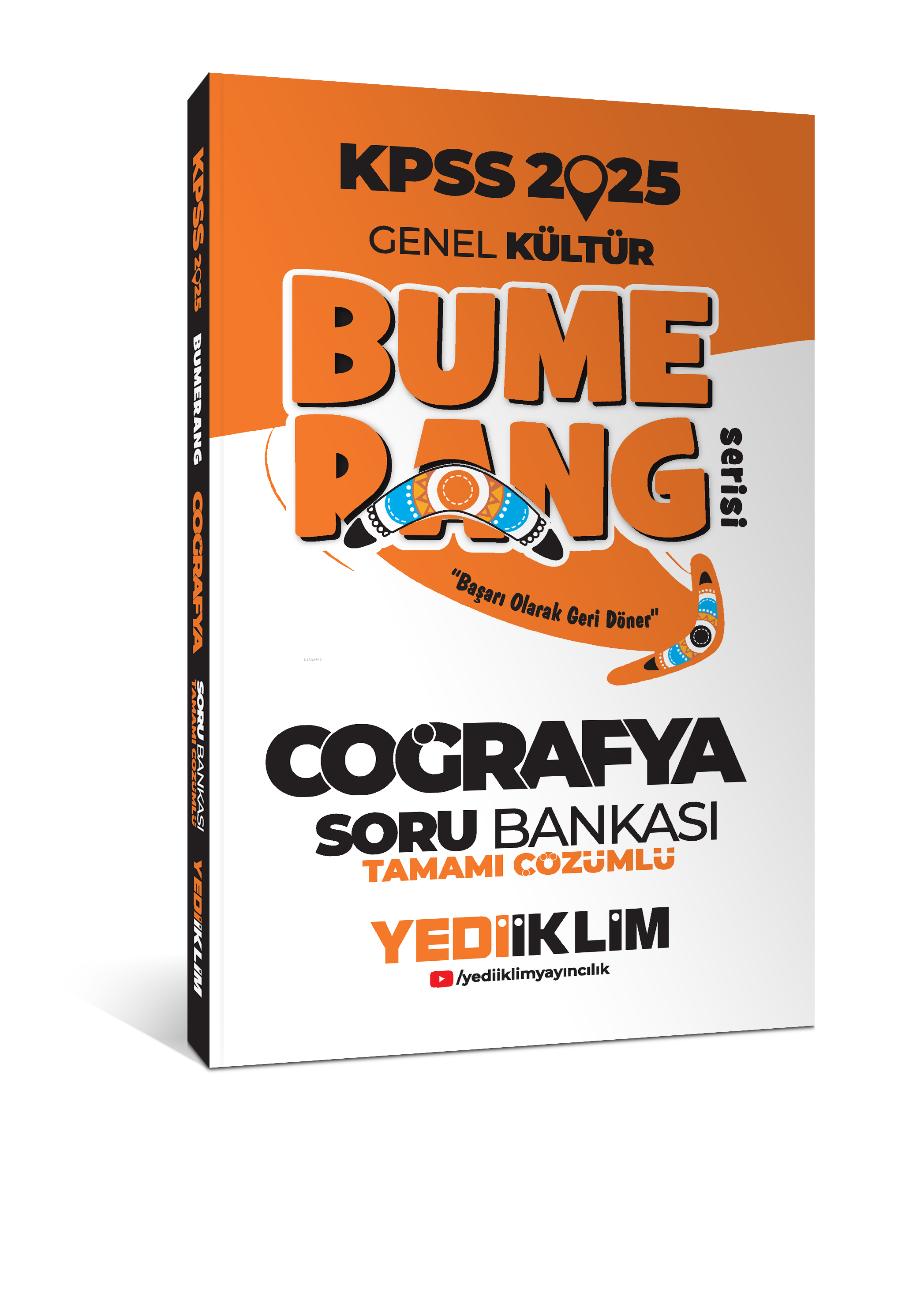 2025 KPSS Genel Kültür Bumerang Coğrafya Tamamı Çözümlü Soru Bankası Yediiklim Yayınları