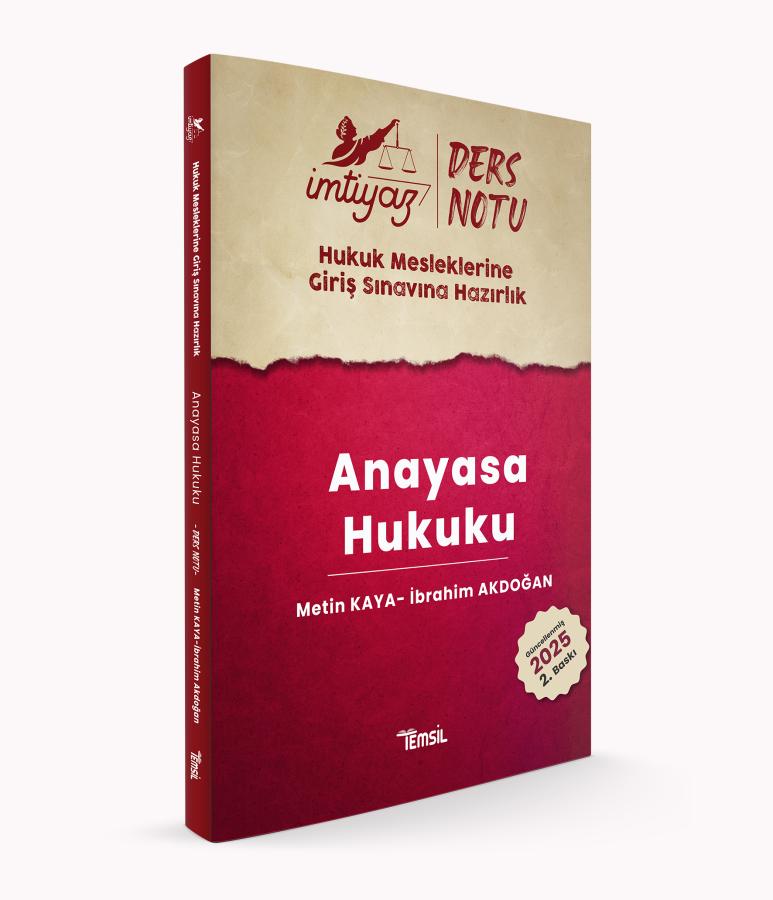 HMGS Anayasa Hukuku Ders Notları Metin Kaya Temsil Kitap