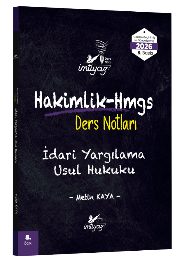 İmtiyaz İdari Yargılama Usul Hukuku Metin Kaya