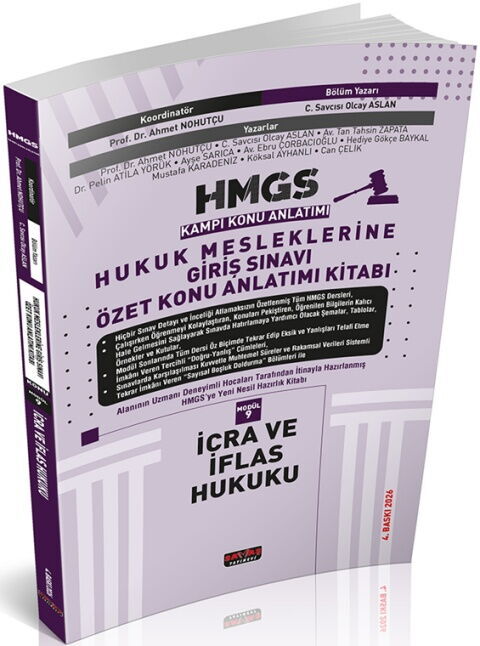 Savaş Yayınevi HMGS Özet Konu Anlatımı İcra ve İflas Hukuku Şubat 2026 4. Baskı