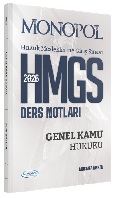 Monopol Yayınları 2026 HMGS Genel Kamu Hukuku Ders Notları Mustafa Arıkan