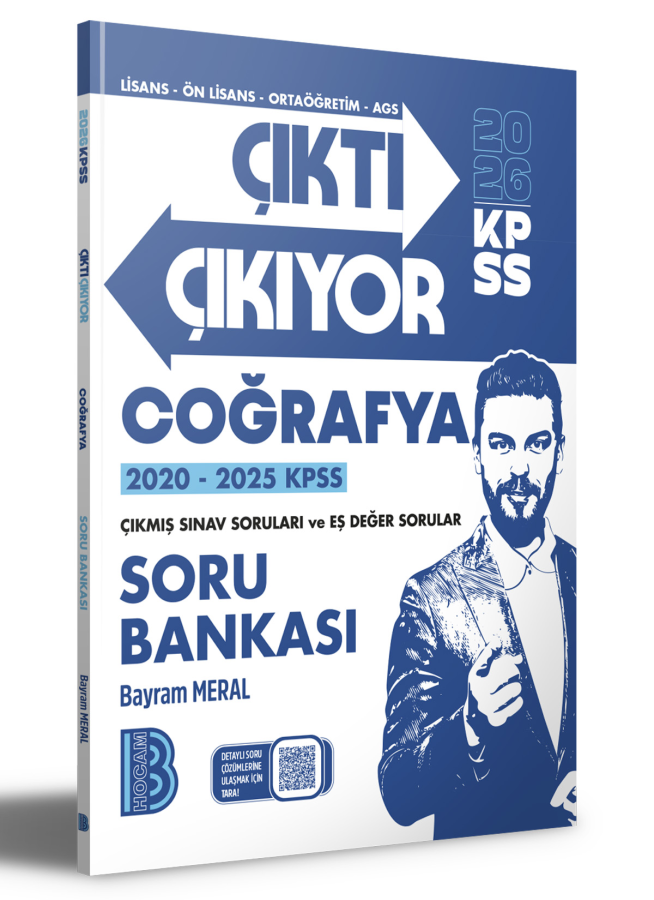Benim Hocam Yayınları 2026 KPSS Çıktı Çıkıyor Coğrafya Soru Bankası Bayram Meral