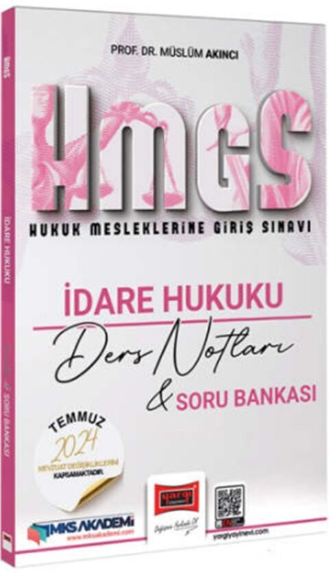 Yargı Yayınları 2025 HMGS İdare Hukuku Ders Notları Soru Bankası