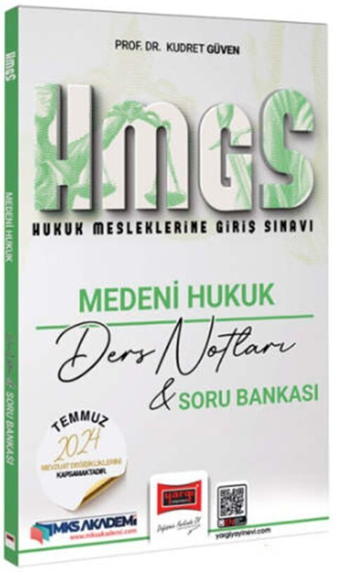 Yargı Yayınları 2025 HMGS Medeni Hukuk Ders Notları Soru Bankası