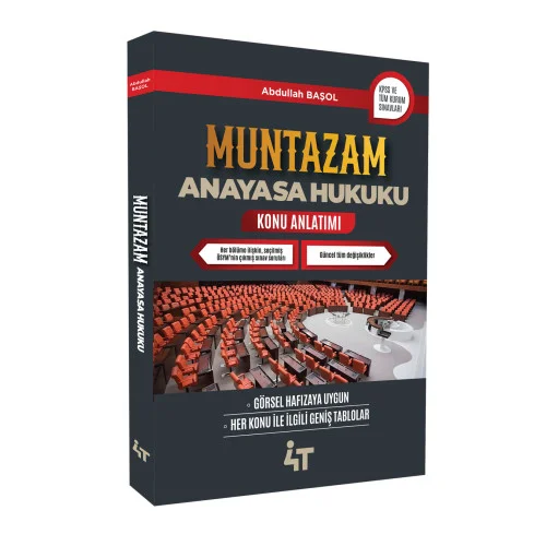 4T Yayınevi MUNTAZAM Anayasa Hukuku Konu Anlatımı