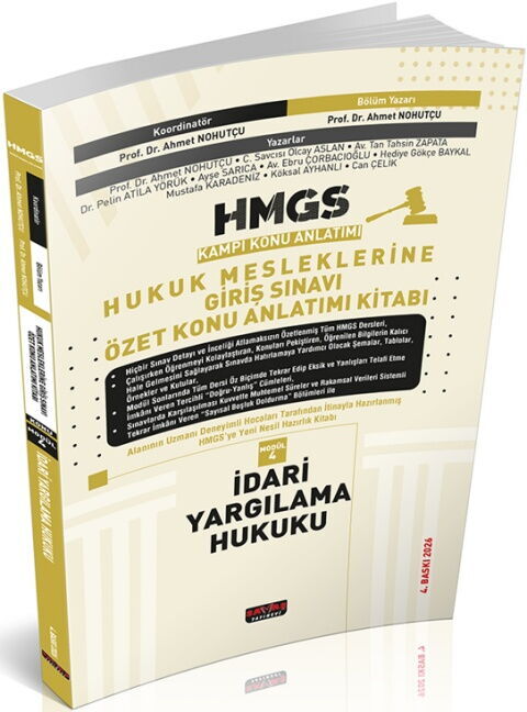 Savaş Yayınevi HMGS Özet Konu Anlatımı İdari Yargılama Hukuku Şubat 2026 4. Baskı