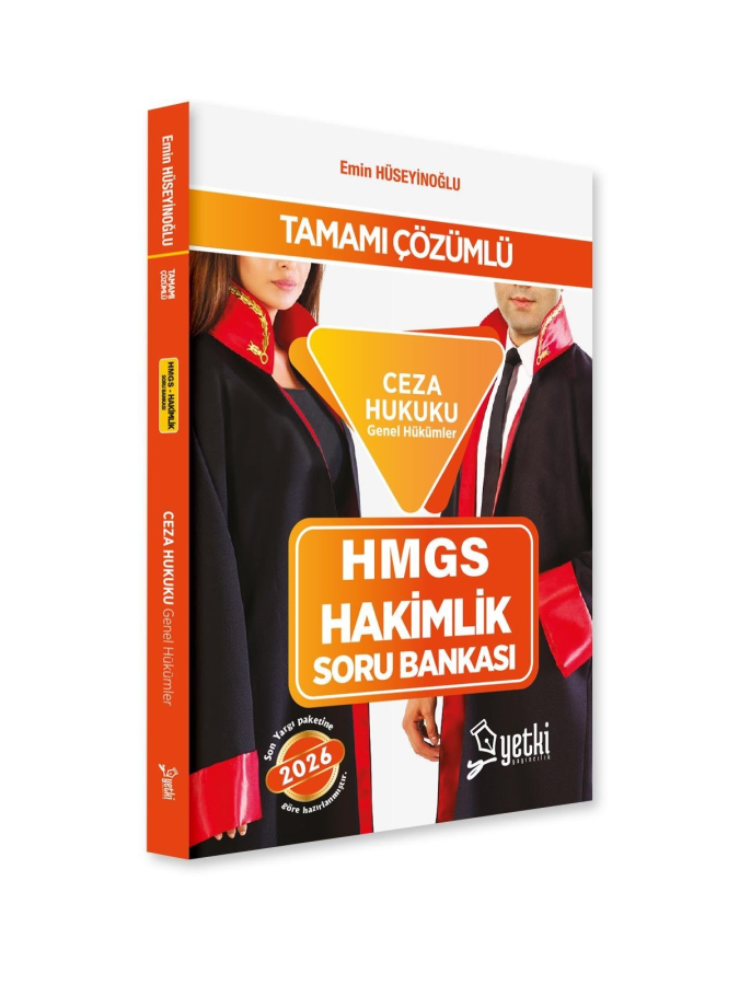 Yetki Yayınları 2026 HMGS Hakimlik Ceza Hukuku Genel Hükümler Soru Bankası