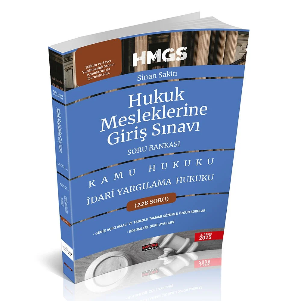Hmgs İdari Yargılama Hukuku Soru Bankası Savaş Yayınları Şubat 2025
