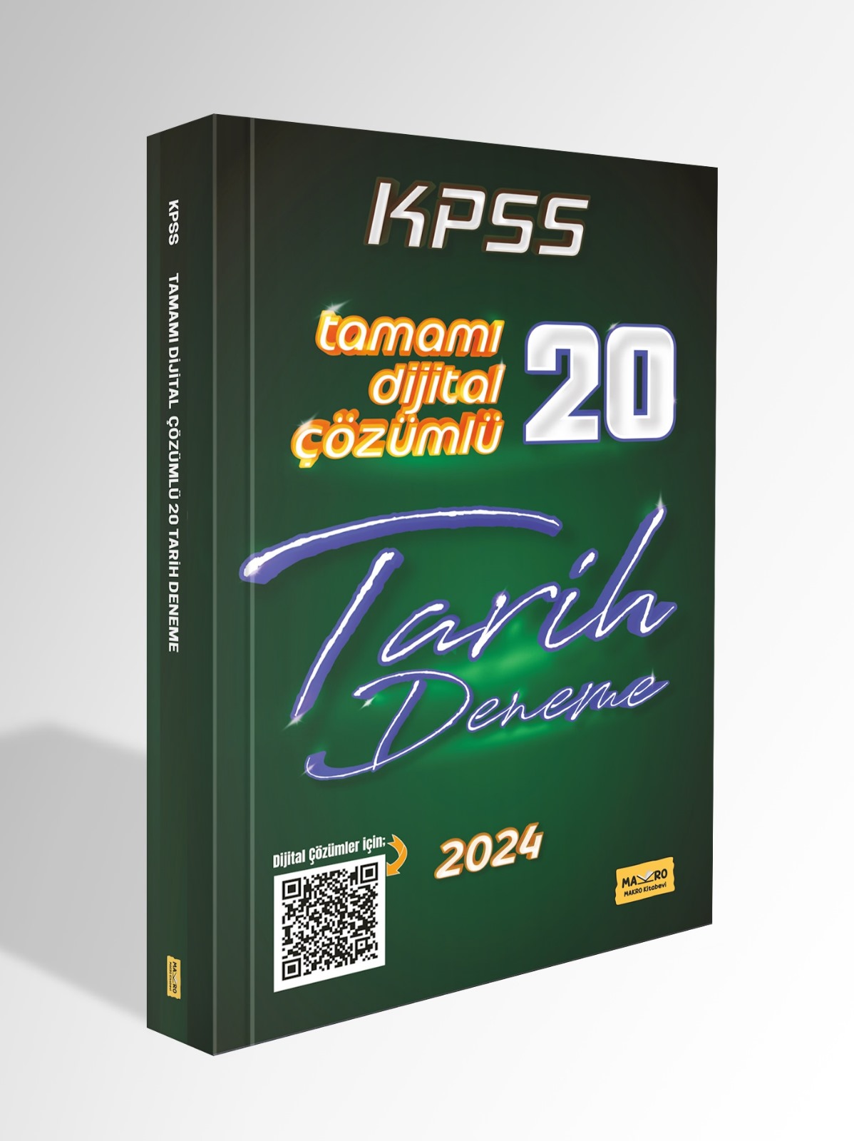 Makro Kitabevi KPSS Tarih Tamamı Dijital Çözümlü 20 Deneme 2024
