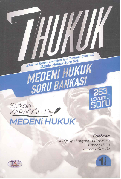 7 Hukuk - Serdar KARAOĞLU ile Medeni Hukuk Çözümlü Soru Bankası