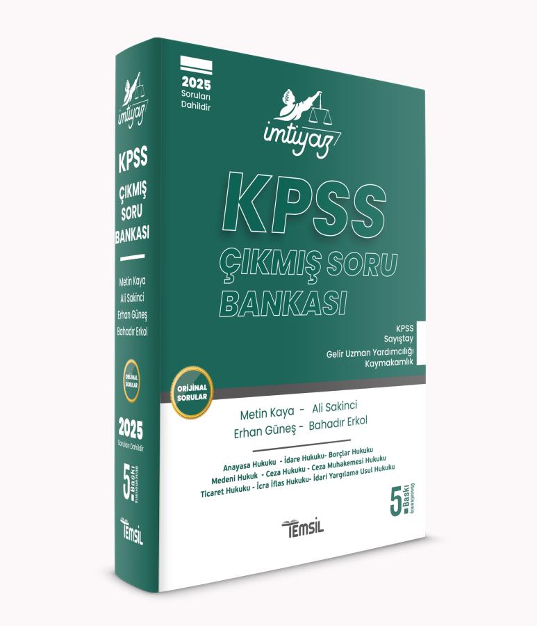 İMTİYAZ KPSS Çıkmış Soru Bankası Metin Kaya, ALİ SAKİNCİ, Erhan Güneş, Bahadır Erkol Temsil Kitap