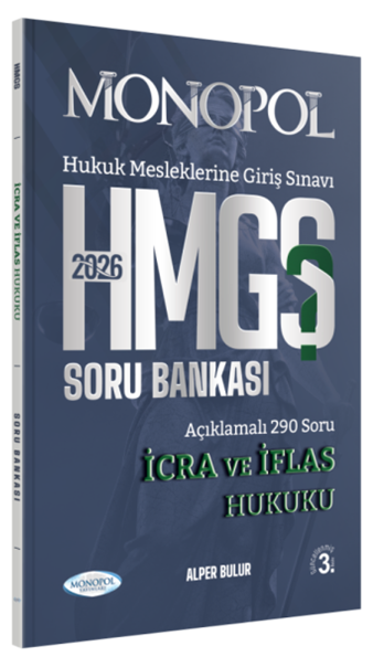 Monopol Yayınları 2026 HMGS İcra ve İflas Hukuku Soru Bankası Alper Bulur