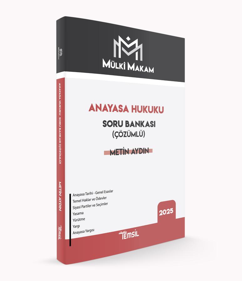 Temsil Kitap MÜLKÎ MAKAM Anayasa Hukuku Soru Bankası (Çözümlü)