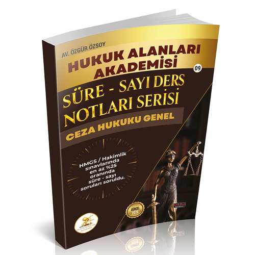 HUKAL HMGS/HAKİMLİK Süre-Sayı Ders Notları Serisi Ceza Hukuku Genel Savaş Yayınları 2026