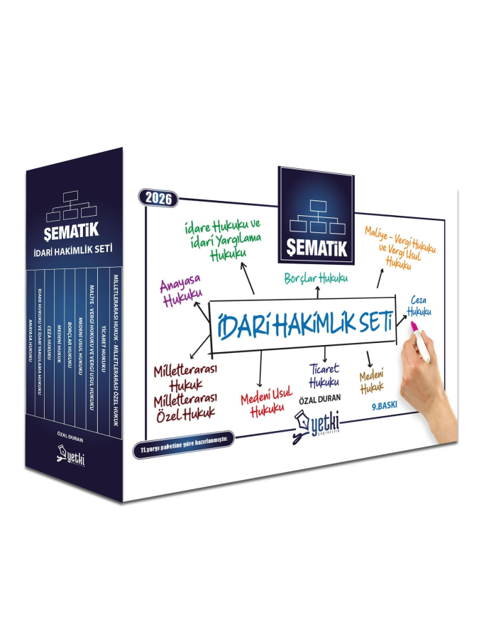 Yetki Yayınları 2026 Şematik İdari Hakimlik Seti
