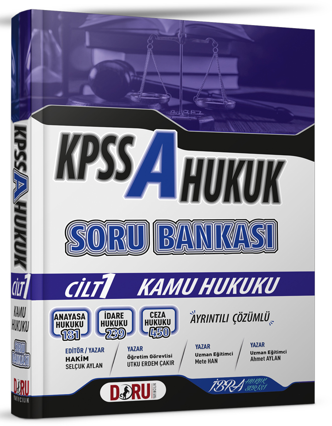 KPSS A HUKUK SORU BANKASI  CİLT 1  KAMU HUKUKU Doru Yayınları