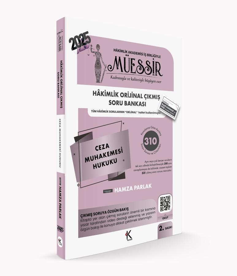 Müessir İdari Yargı Ön Sınavına (İYÖS) Ceza Muhakemesi Hukuku Hamza Parlak