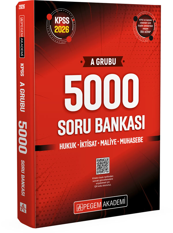 Pegem 2026 KPSS A Grubu 5000 Soru Bankası Pegem Akademi Yayınları