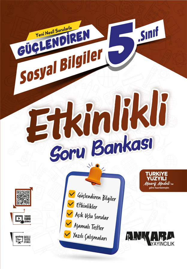 5.Sınıf Güçlendiren Sosyal Bilgiler Etkinlikli Soru Bankası Ankara Yayıncılık