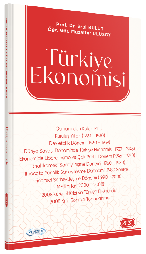 Monopol 2025 KPSS A Grubu Türkiye Ekonomisi Konu Anlatımı - Erol Bulut Monopol Yayınları