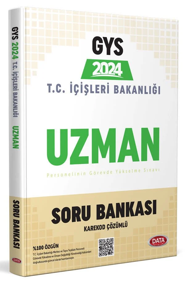 Data Yayınları T.C. İçişleri Bakanlığı Uzman GYS Soru Bankası - Karekod Çözümlü