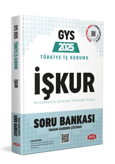 Data Yayınları Türkiye İş Kurumu (İŞKUR )Soru Bankası Karekod Çözümlü