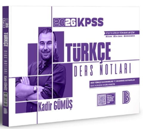 Benim Hocam 2026 KPSS Türkçe Ders Notları - Kadir Gümüş