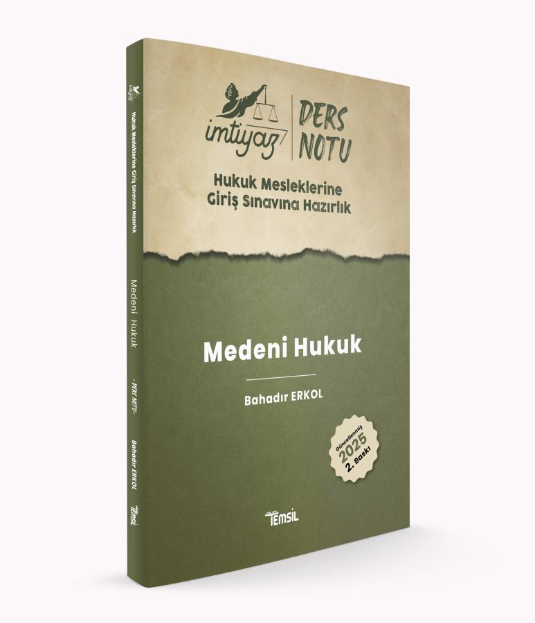 HMGS Medeni Hukuk Ders Notu Bahadır Erkol Temsil Kitap