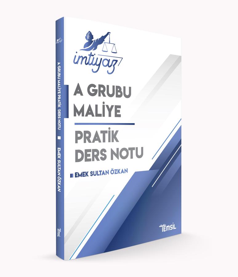 İMTİYAZ A Grubu Maliye Pratik Ders Notu Emek Özkan Temsil Kitap