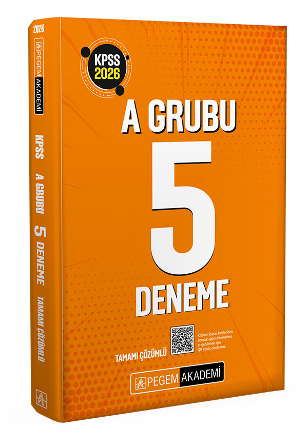 Pegem KPSS A Grubu Tamamı Çözümlü 5 Deneme 2026