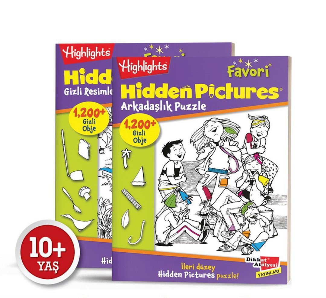 Favori Hidden Pictures 2'li Set Dikkat Atölyesi Yayınları