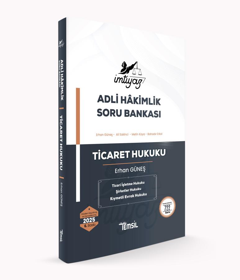 Süper Fiyat !! İmtiyaz Ticaret Hukuku Soru Bankası Erhan Güneş Temsil Kitap