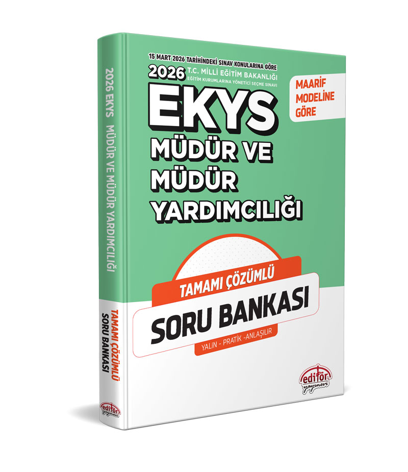 Data Yayınları MEB EKYS Müdür ve Müdür Yardımcılığı Çözümlü Soru Bankası