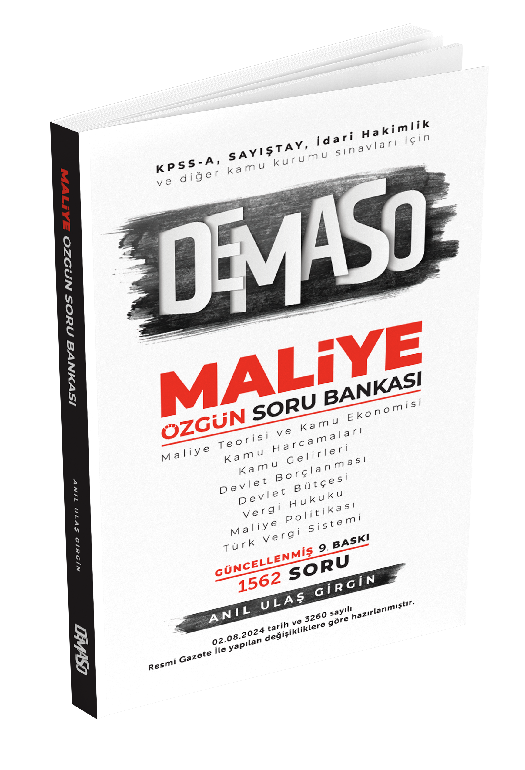 DEMASO Maliye Özgün Soru Bankası Anıl Ulaş Girgin 2025