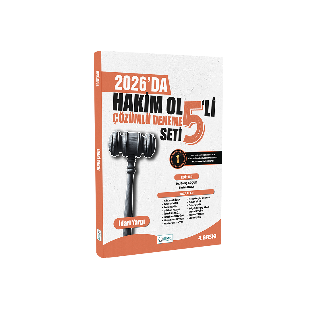 2026da Hakim Ol 5li İdari Yargı Çözümlü Deneme Seti