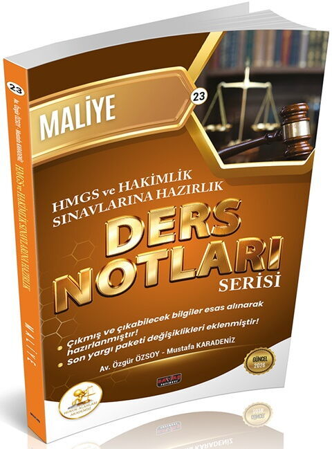 Savaş Yayınları 2026 HUKAL HMGS-HAKİMLİK Maliye Ders Notları Mustafa Karadeniz, Özgür Özsoy
