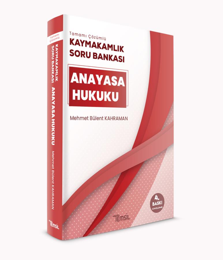 Anayasa Hukuku Kaymakamlık Soru Bankası Mehmet Bülent Kahraman Temsil Kitap
