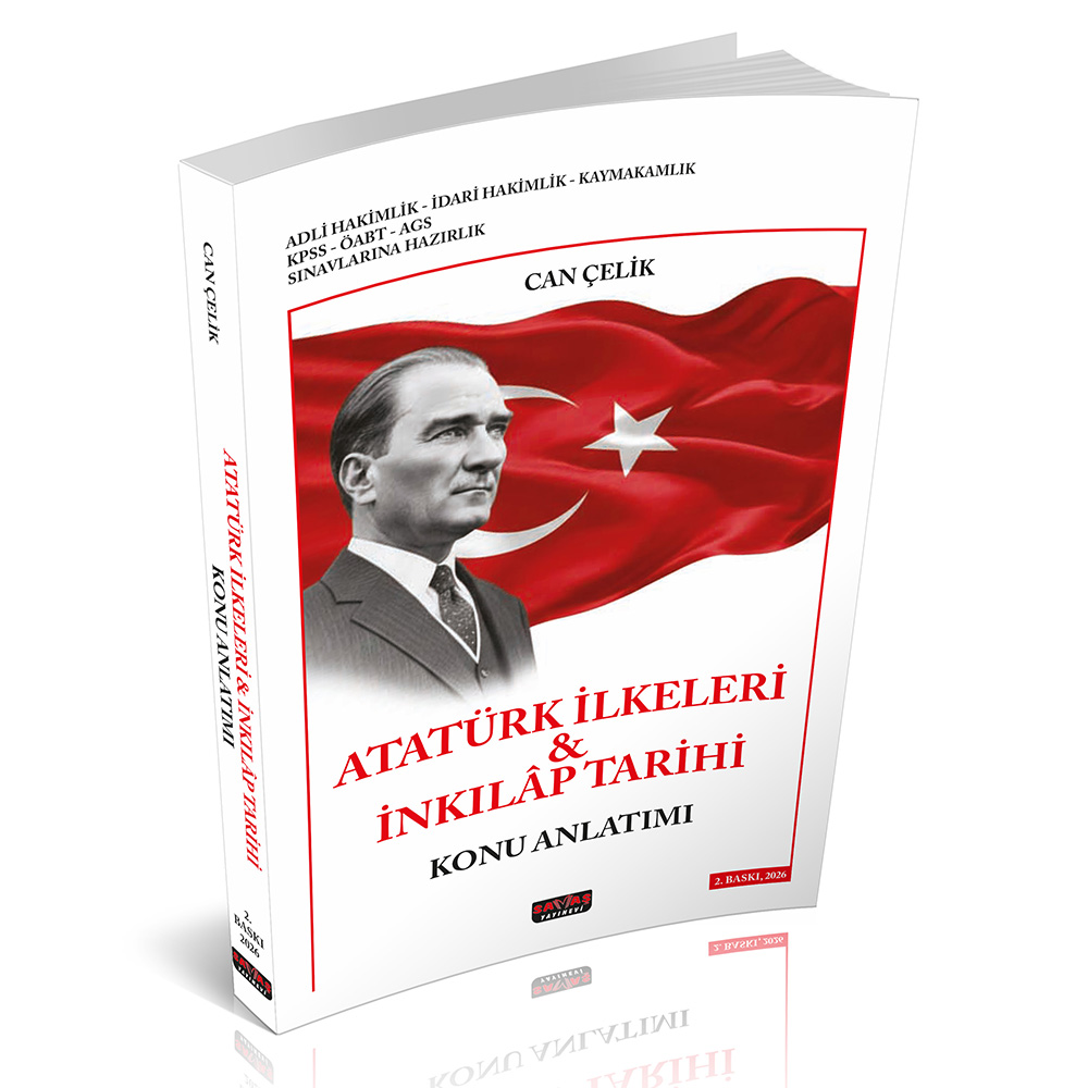 Savaş Yayınevi Atatürk İlkeleri ve İnkılap Tarihi Konu Anlatımı Can Çelik