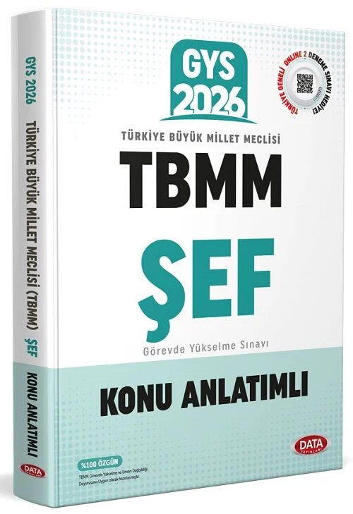 Data 2026 GYS TBMM Şef Konu Anlatımı Görevde Yükselme Data Yayınları