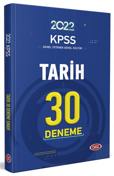 Data Yayınları KPSS Tarih 30 Deneme Sınavı