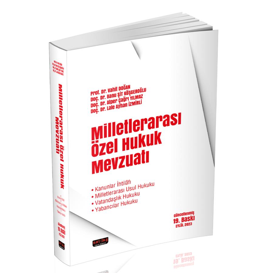 Savaş Yayınevi Milletlerarası Özel Hukuk Mevzuatı Vahit Doğan