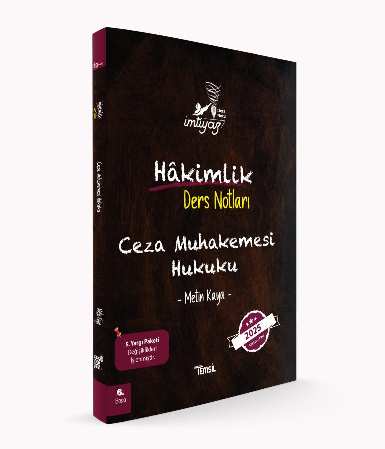İMTİYAZ Ceza Muhakemesi Hukuku Ders Notları Metin Kaya Temsil Kitap