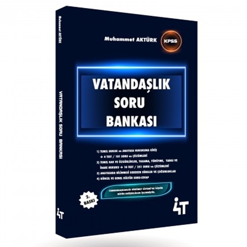 4T KPSS Vatandaşlık Soru Bankası 4T Yayınları